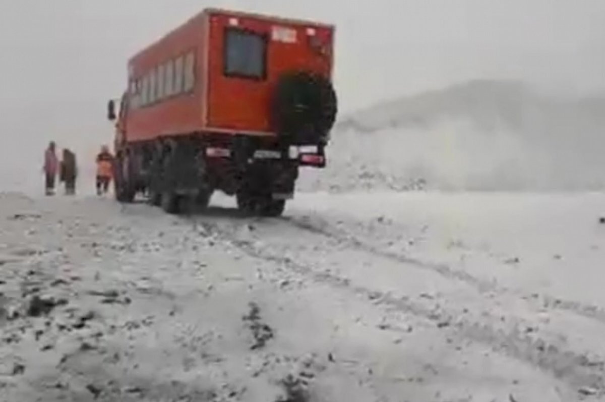    Жители севера Забайкалья опубликовали видео снегопада в середине июля