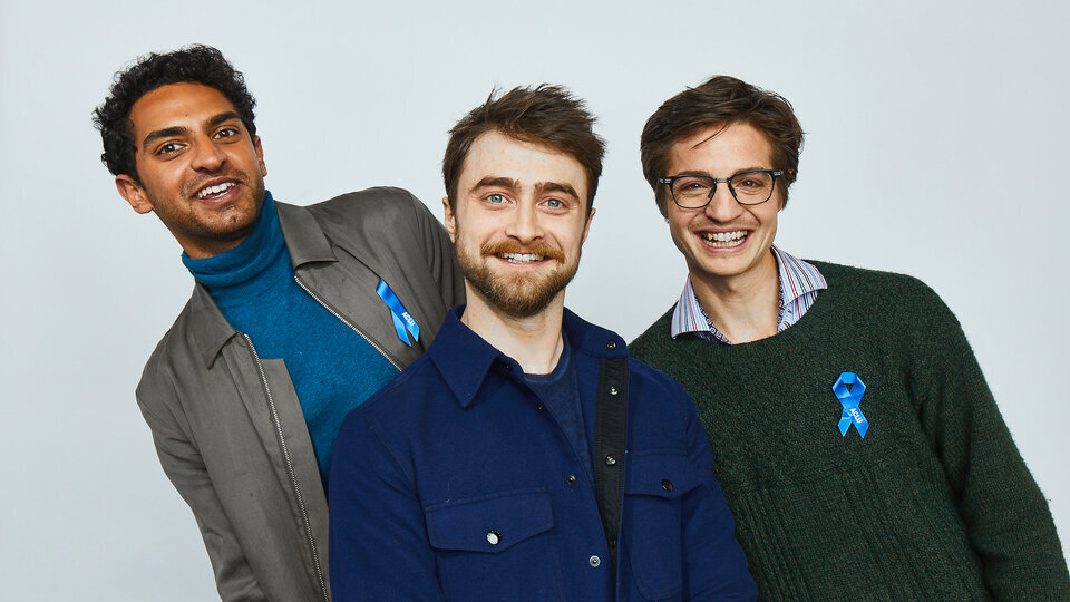    Каран Сони, Дэниэл Рэдклифф и Саймон Рич