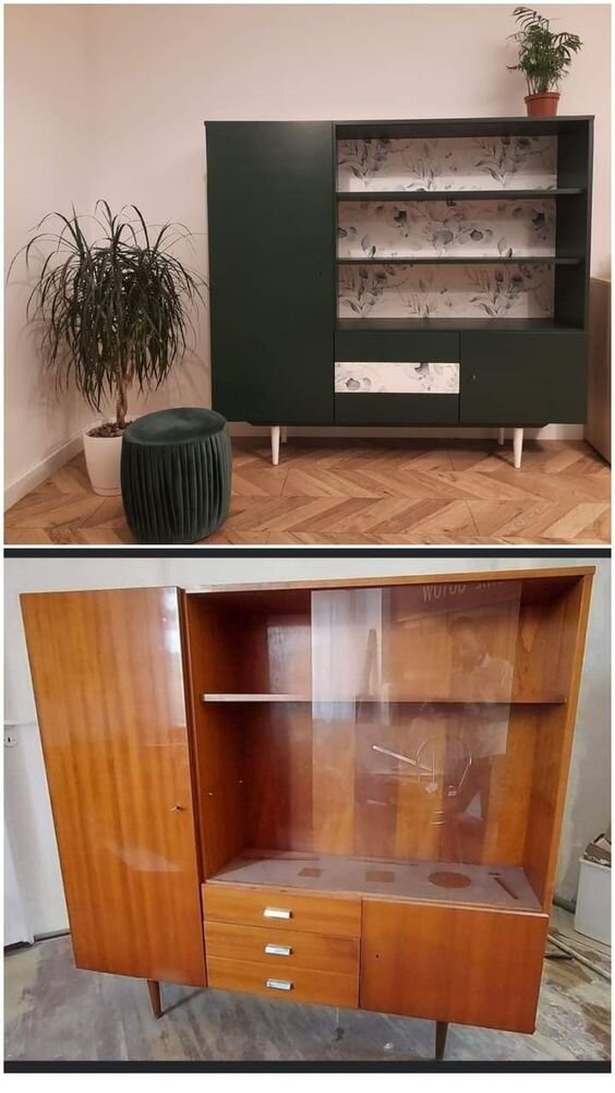 Перекраска старой мебели до и после (57 фото)