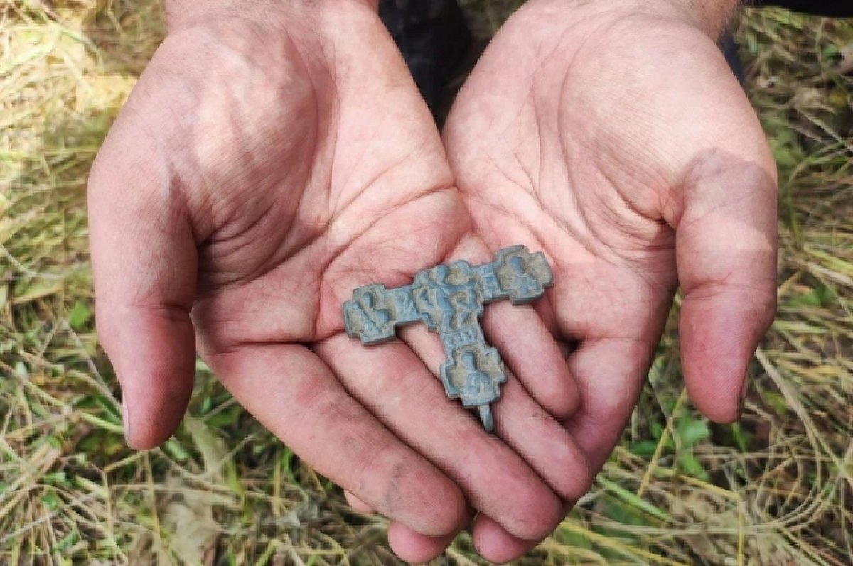   Археологи музея-заповедника «Куликово поле» нашли крест-бесогон