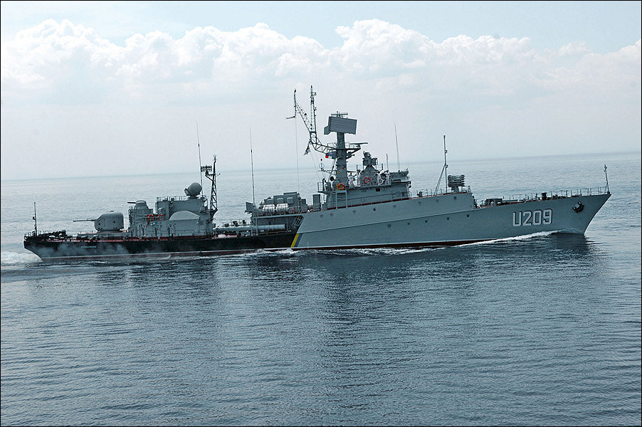 Это был самый новый из кораблей украинских ВМС, которые действительно можно назвать кораблями.