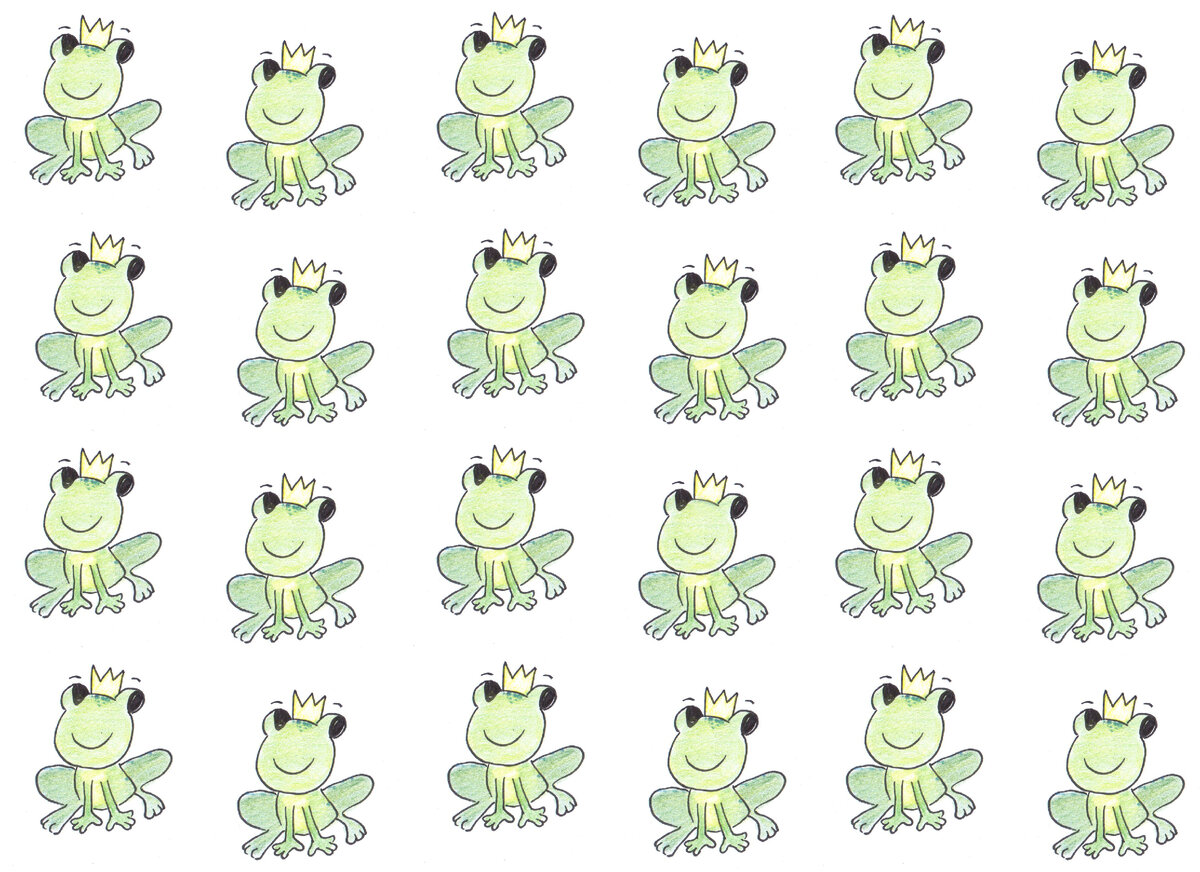 Тест на внимательность 2. Одна лягушка отличается от других одной маленькой деталью. Сможете назвать ее?