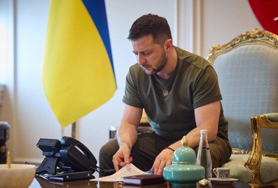    Президент Украины Владимир Зеленский