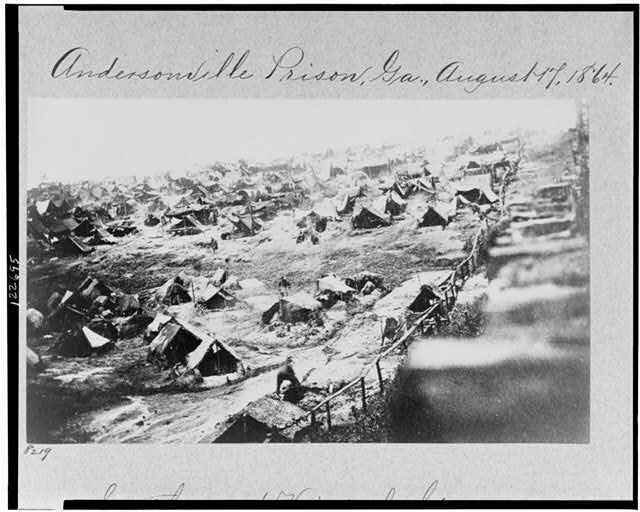 Андерсонвилльская тюрьма. Источник: http://hellishamerica.ru/andersonville.html