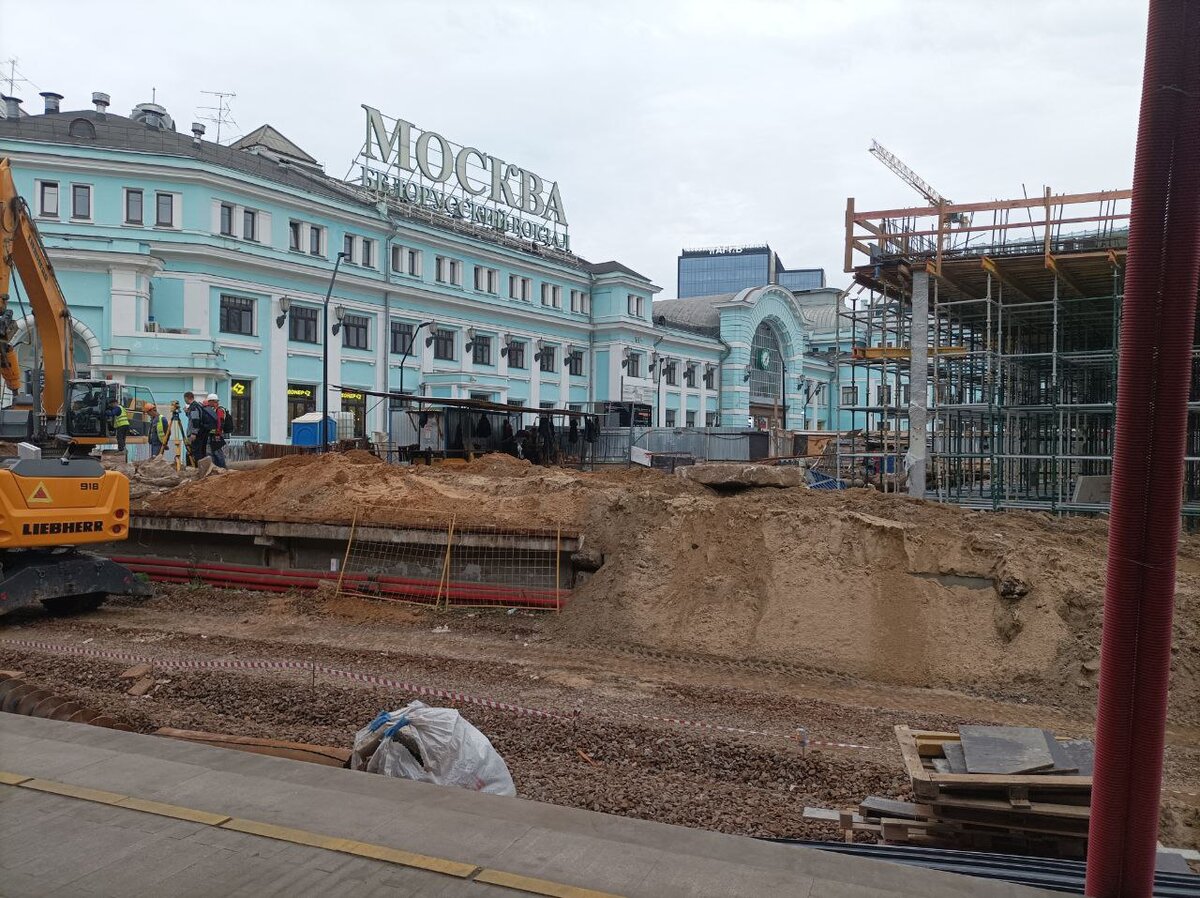 Белорусский вокзал. Июль 2023 
