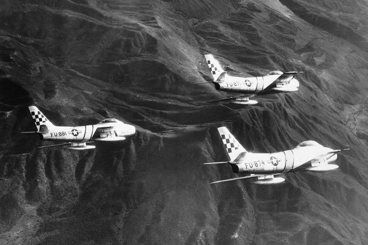 Реактивный истребитель North American F-86 Sabre / Фото: AP