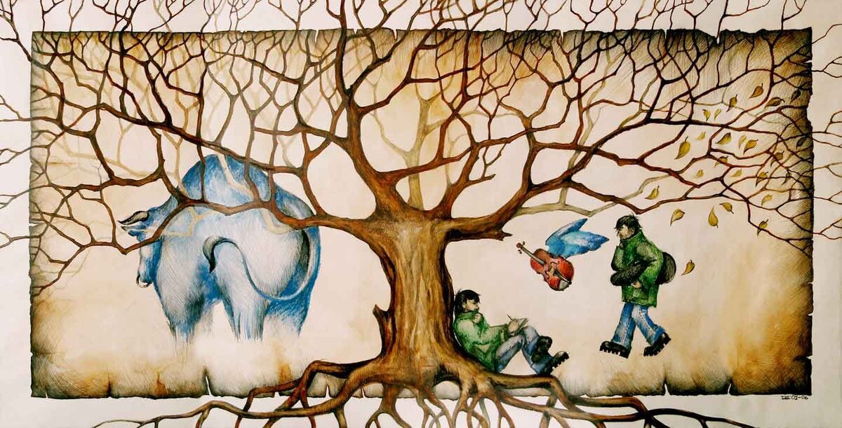 Иллюстрация к роману Владимира Орлова "Альтист Данилов". Изображение взято из открытых источников