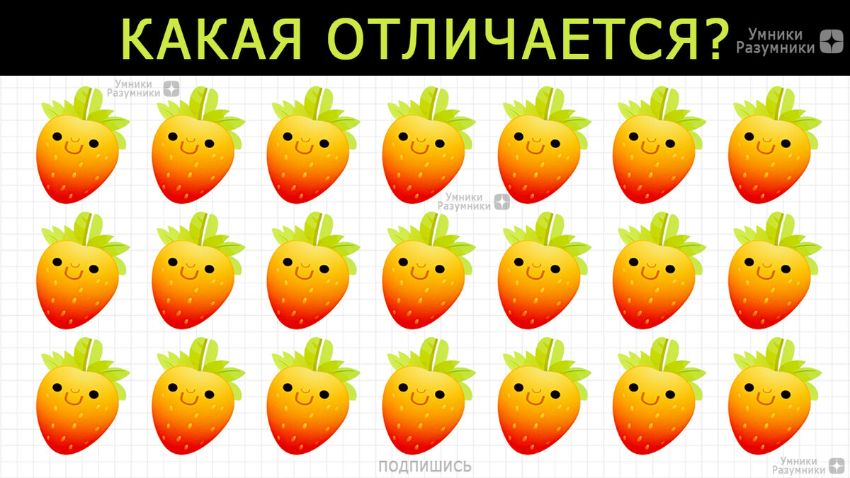 Найди одно отличие