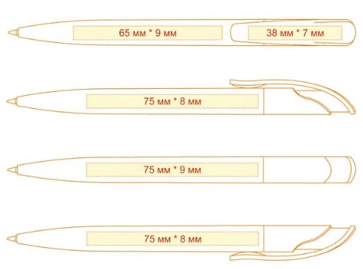 Размеры ручек. Источник: https://opt-z.ru/ruchki-avtomaticheskie-pod-logotip-krasnye-impulse-gloss-red-1/
