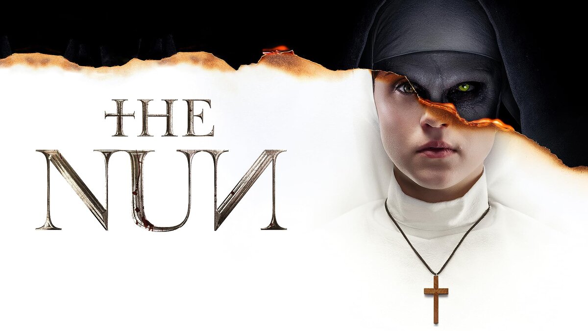 Баннер к триллеру "Проклятие монахини", режиссёр Корин Харди