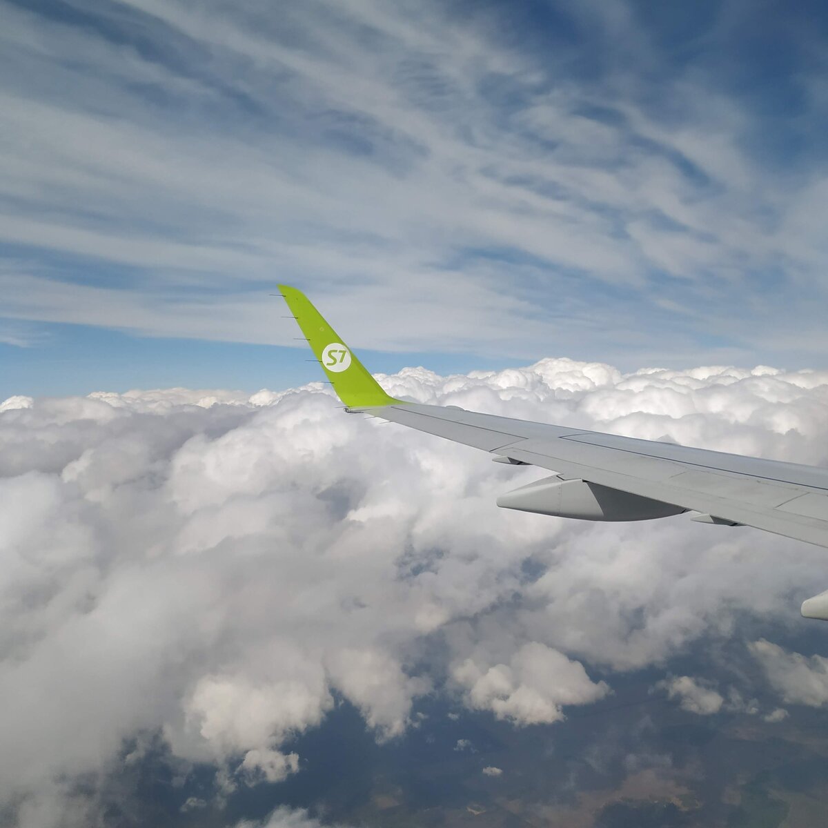 Тот же рейс, невероятный пейзаж