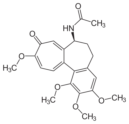 Молекула колхицина
