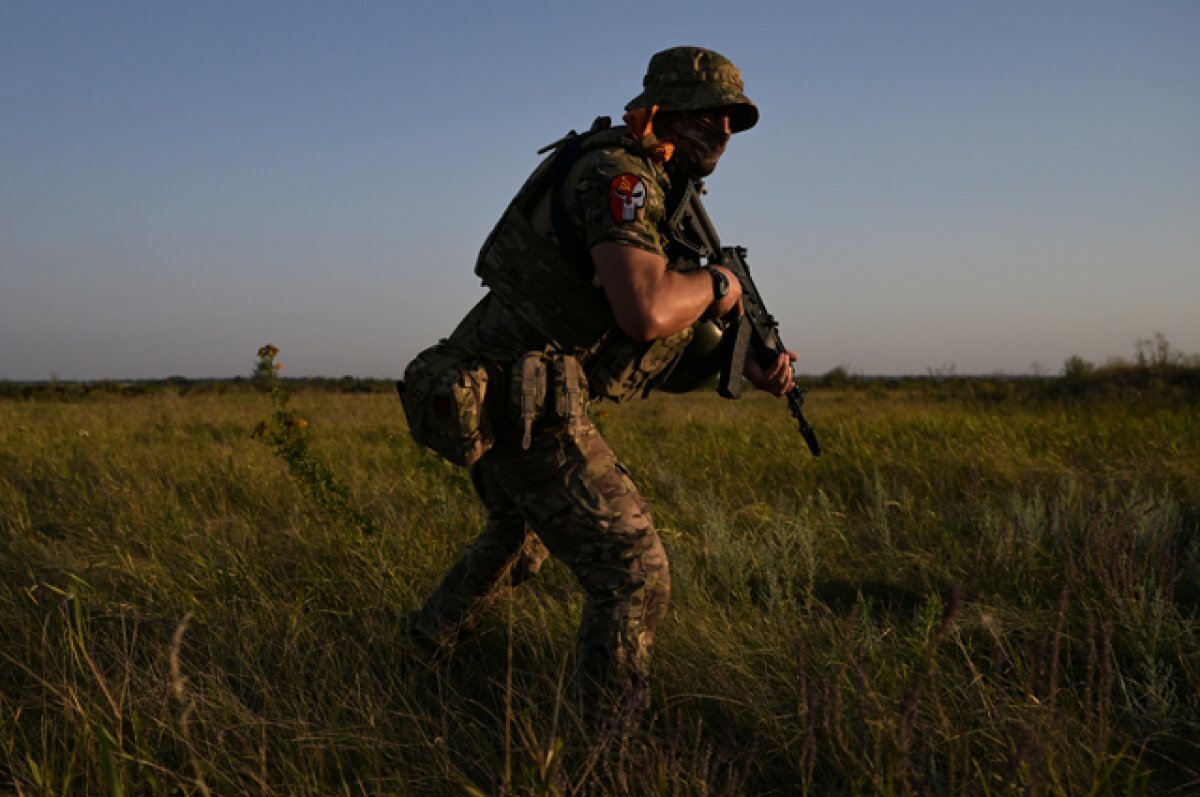    Военнослужащий ВС РФ в зоне СВО