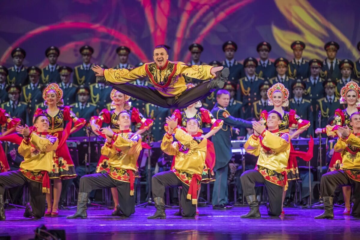 Выступление ансамбля А.В. Александрова 