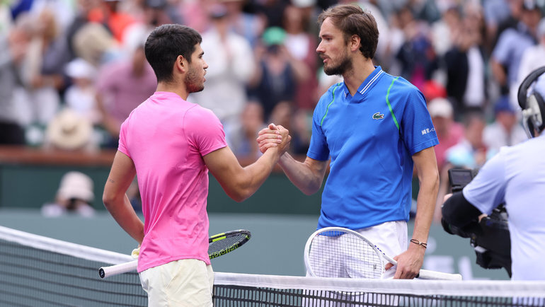    Карлос Алькарас и Даниил Медведев. Global Look Press