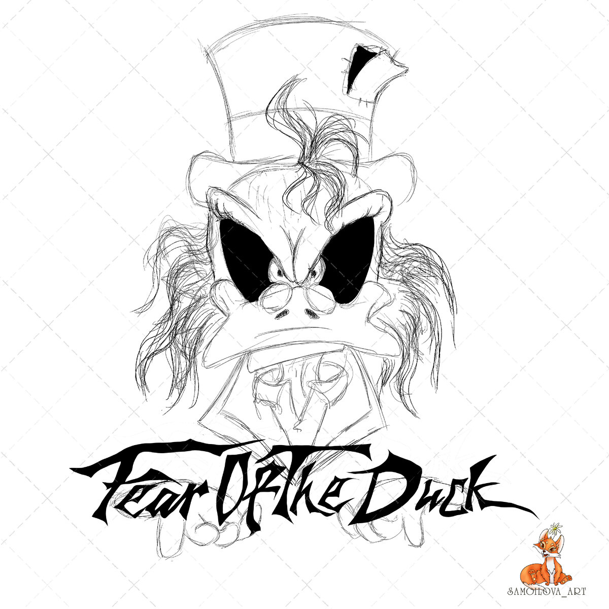 Мой "волосатый" скетч