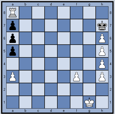 Белые начинают и ставят мат в 5 ходов.
