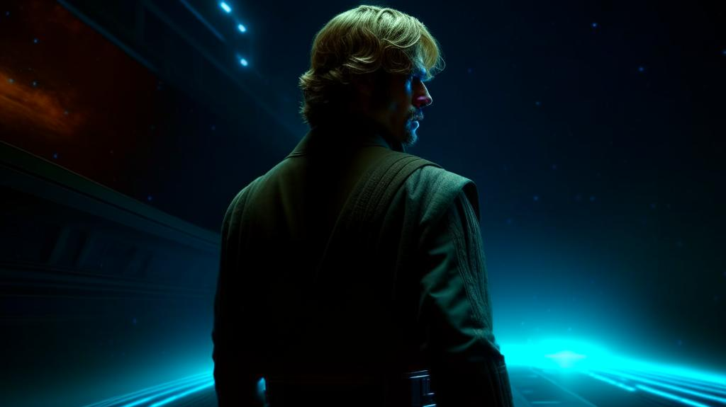 Здесь Люк Скайуокер в возрасте получился, прям как я. Задумчиво 