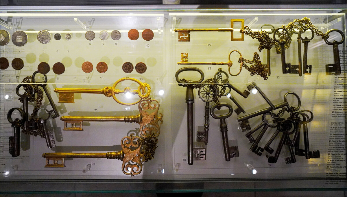Ключи крепостные от Дрездена, Кёльна, Данцига, Бреда, Бремена, Лйпцига, Брюсселя, Гамбурга, Утрехта - трофеи русской армии 1813-1814