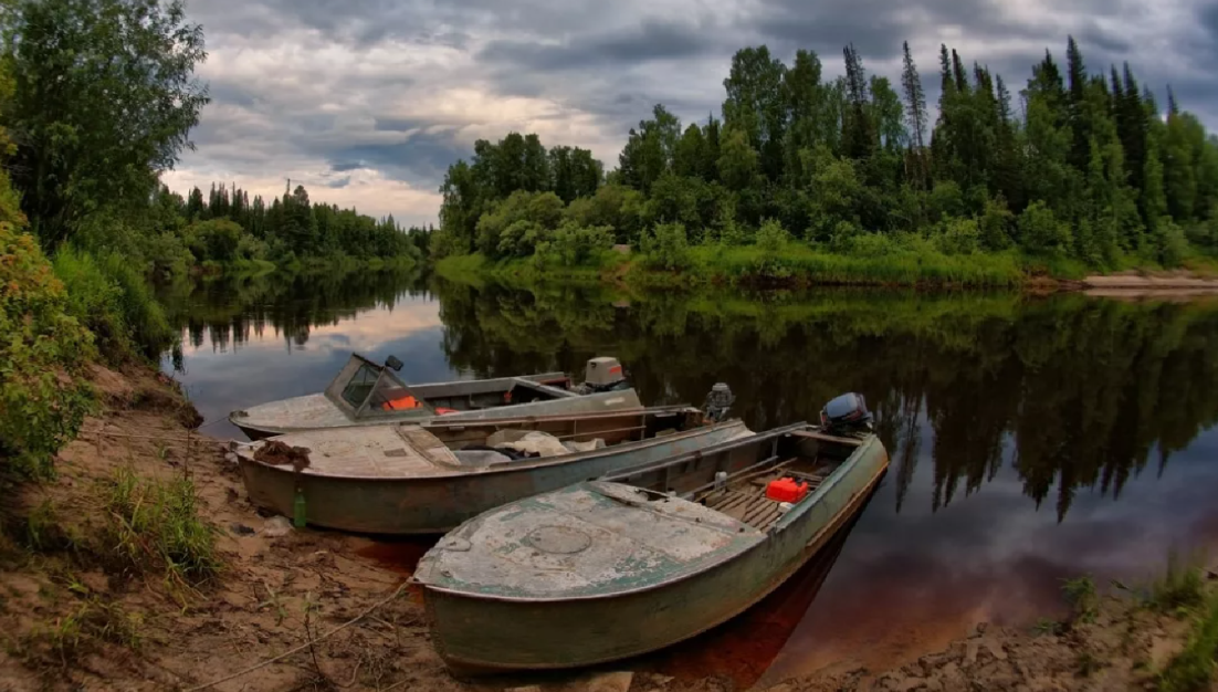 Рыбалка в тайге