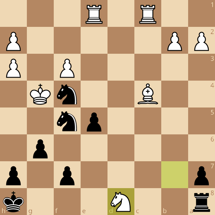 Ход чёрных. Мат в 4 хода