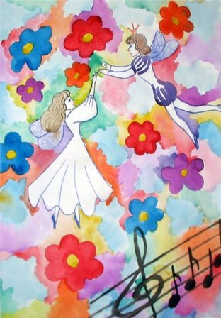 Рисунок вальс цветов щелкунчик