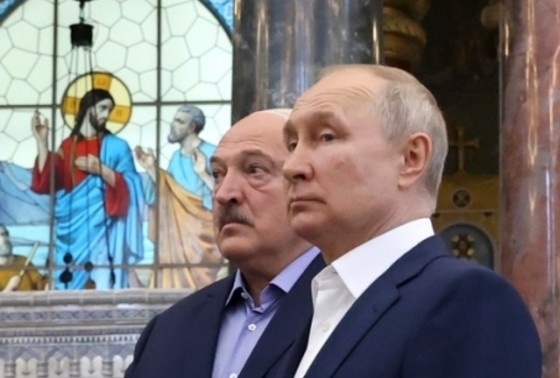    Владимир Путин и Александр Лукашенко