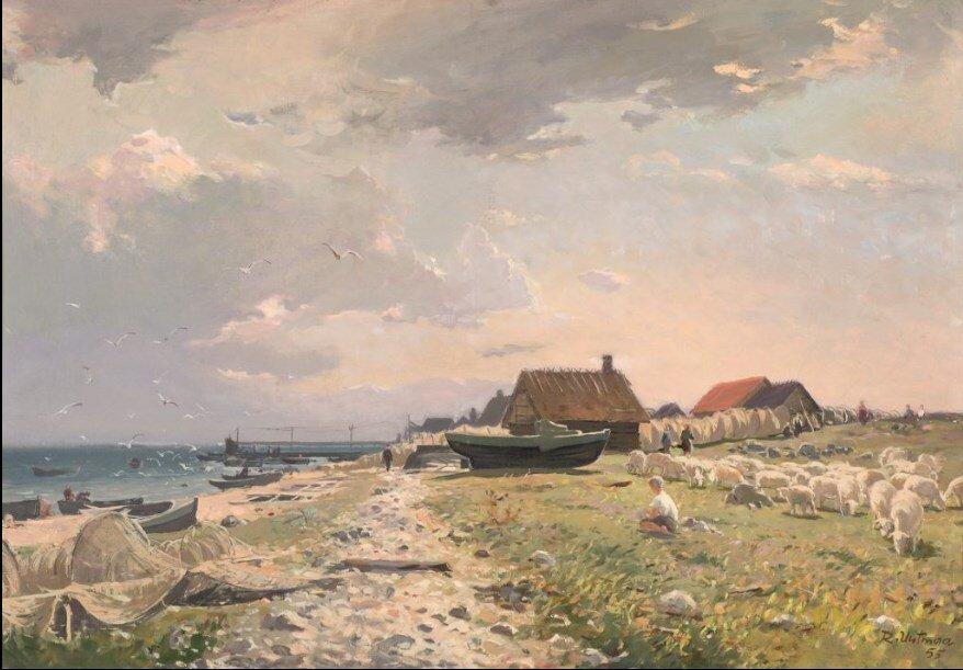 Ричард Уутмаа. Пьюз неймель. 1955. Эстонский музей искусств