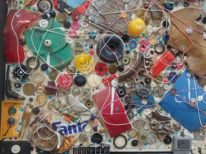 Жаркое лето. Ассамбляж