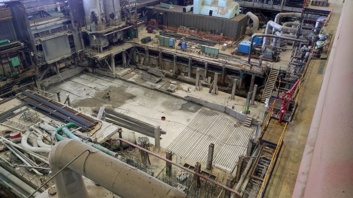    На Сургутской ГРЭС-1 строят новый фундамент для энергоблока № 13