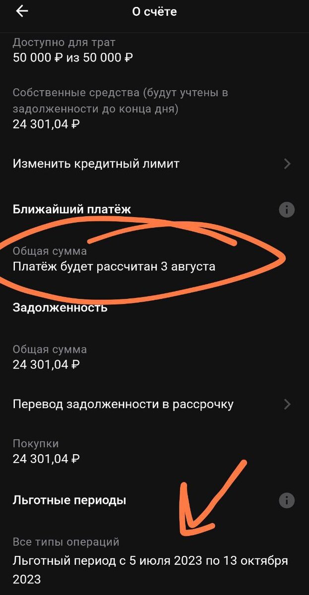 не путаем льготный и беспроцентный периоды!!!
