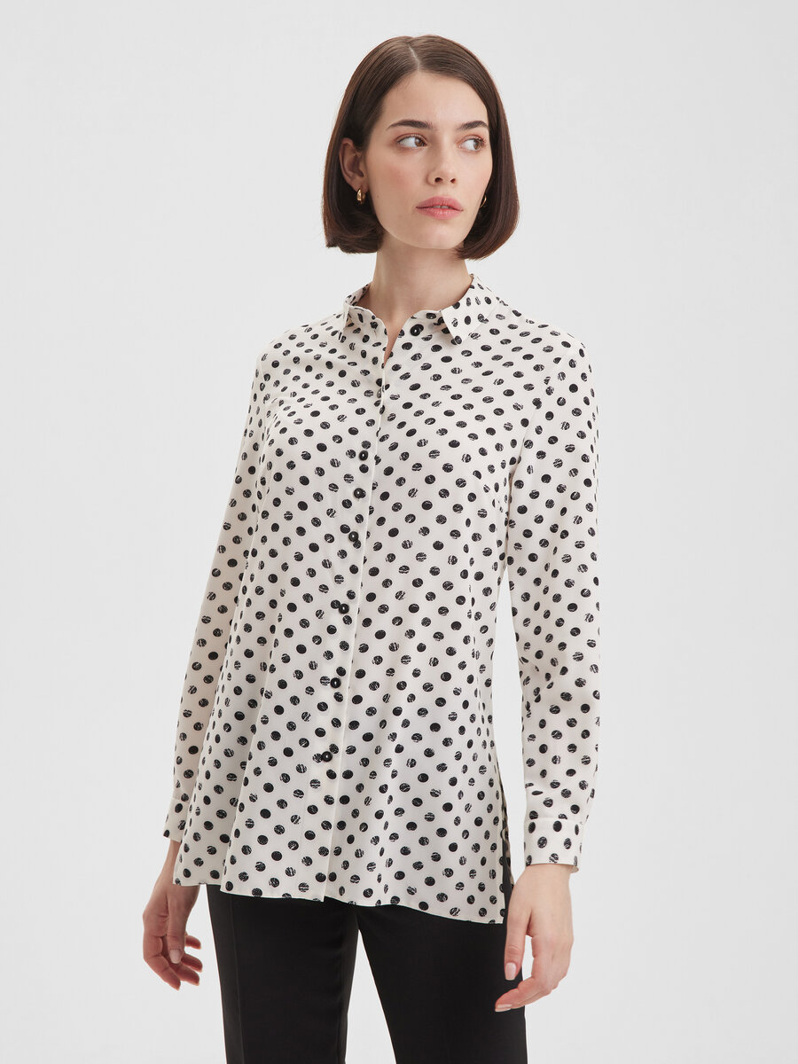 Блузка: 3 490 руб. (старая цена: 3 990 руб.) Модель: 88180101. Артикул ткани: ГЛ336
Состав: 60% вискоза, 35% полиэстер, 5% лайкра