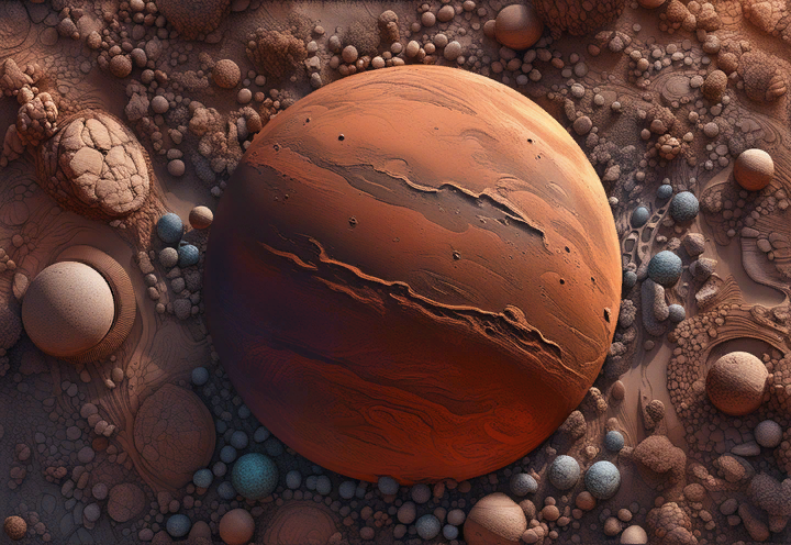 Марс рисунок.