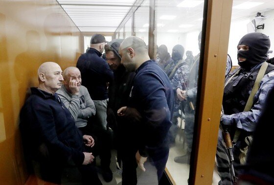    Слушания по делу банды А.Гагиева в Московском окружном военном суде