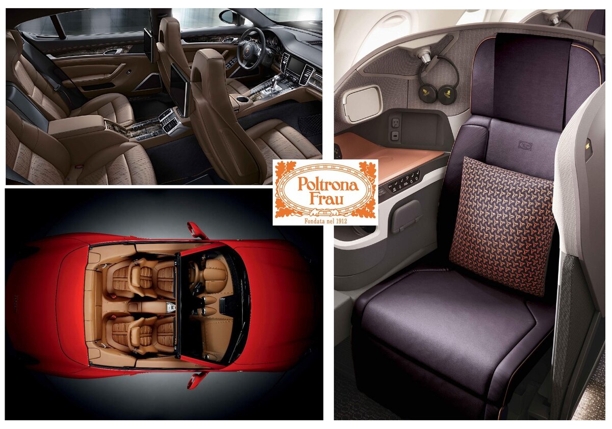 С тех пор Poltrona Frau создавала интерьеры для автомобильных компаний, начиная от Alfa Romeo, Audi, Bugatti, Lancia, Ferrari и Maserati и заканчивая Mini, Fiat, Infiniti, Jaguar и Chrysler