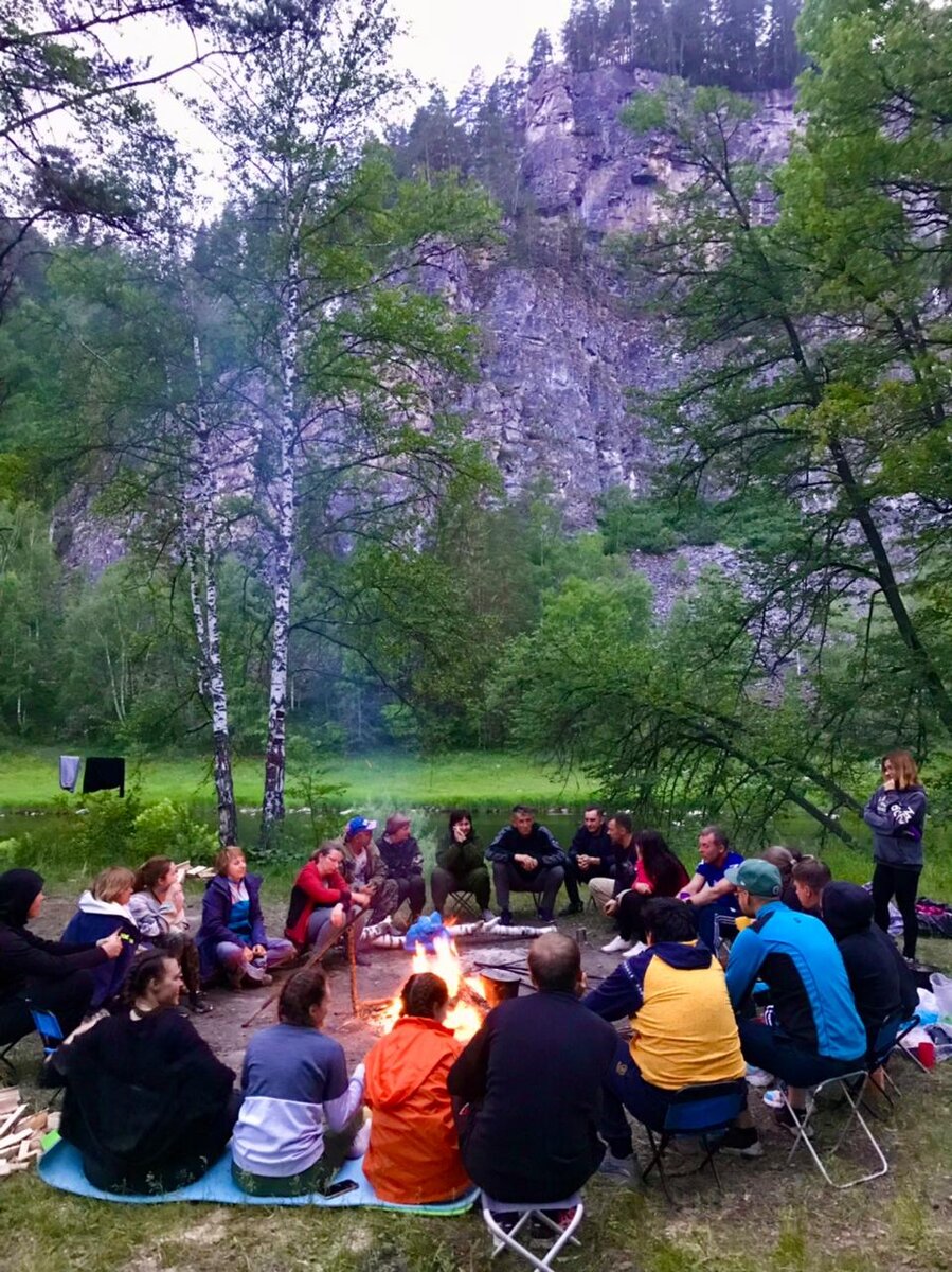 Мы на сплаве. С коллегами