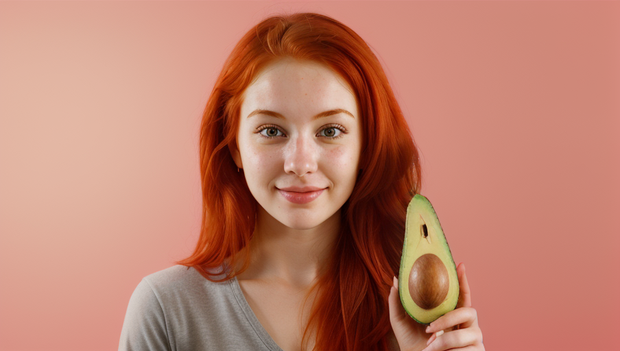 Девушка с авакадо