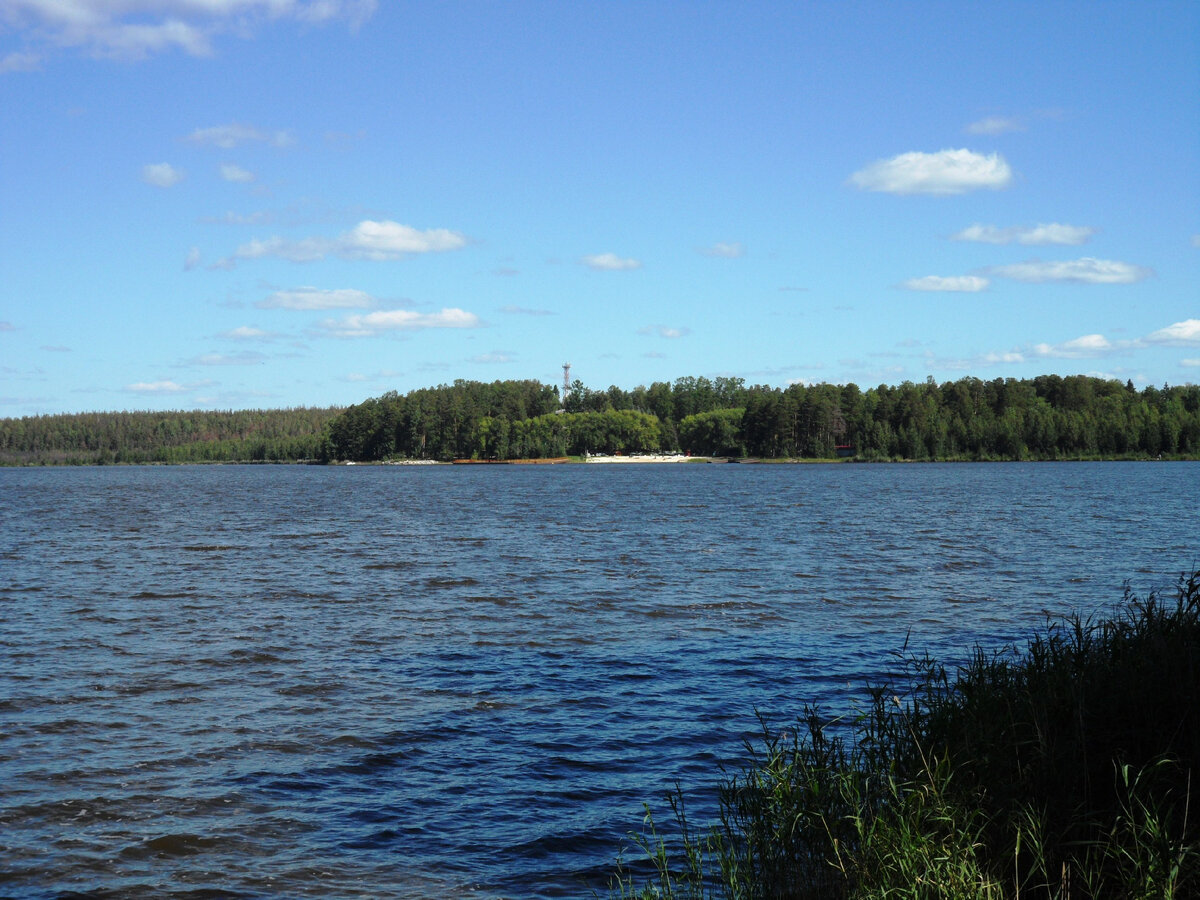 Глухое озеро, вид на санаторий
