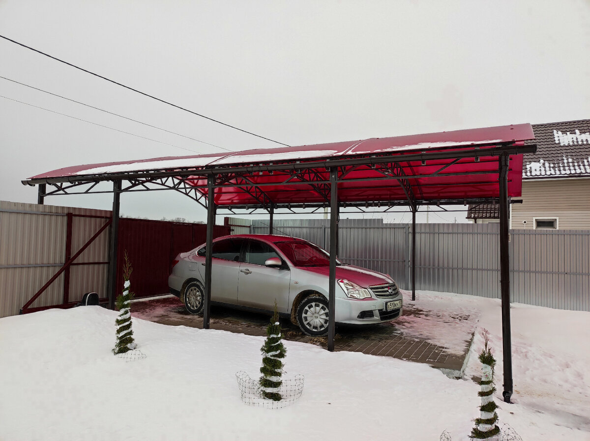 Мой навес зимой. @ Горбунов Сергей