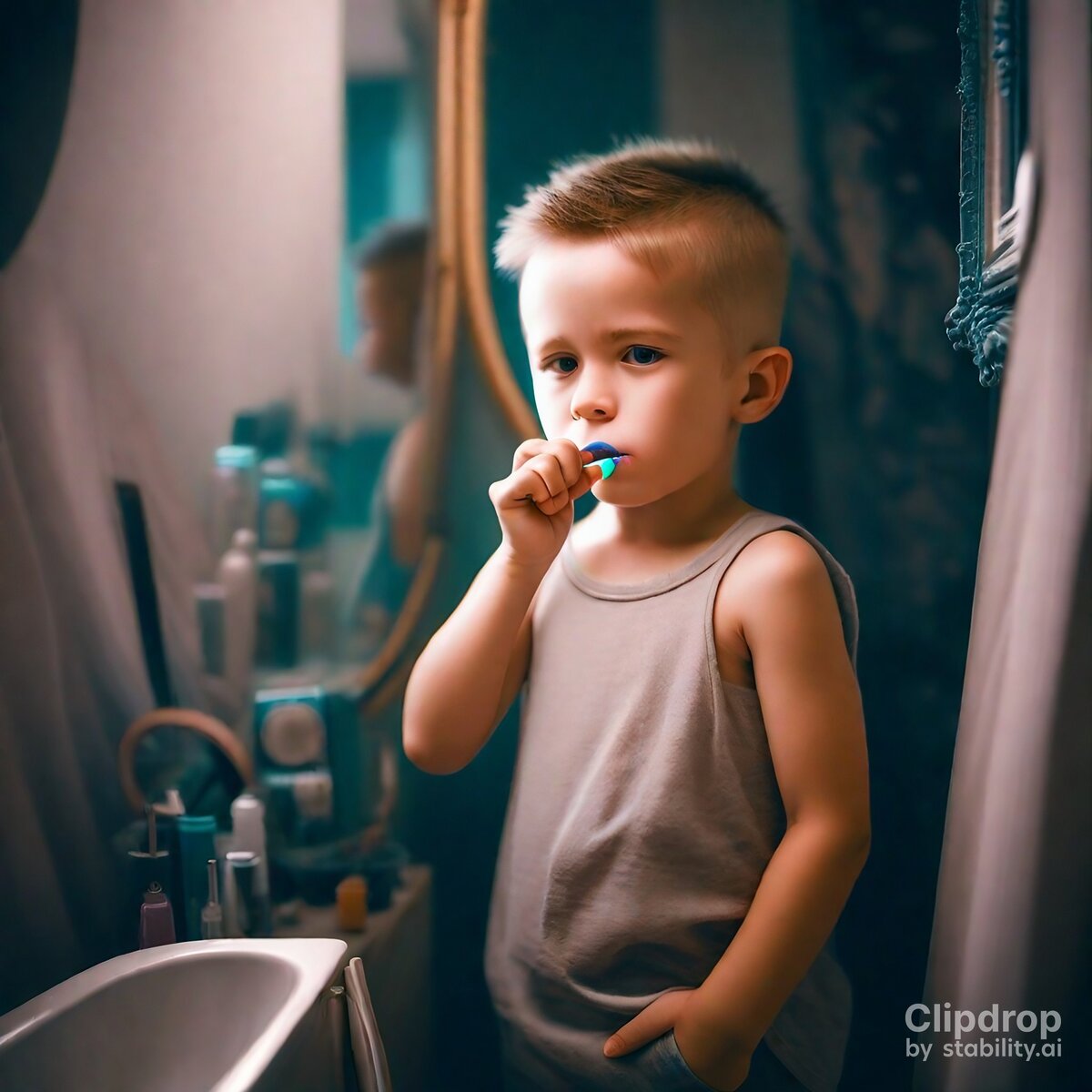 Маленький батя.