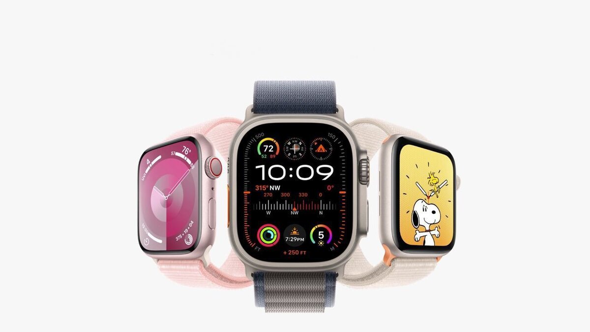 Apple Watch series 9 и Apple Watch Ultra 2