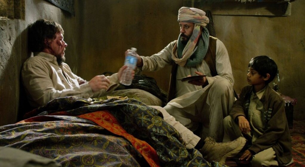 Фрагмент картины "Уцелевший"