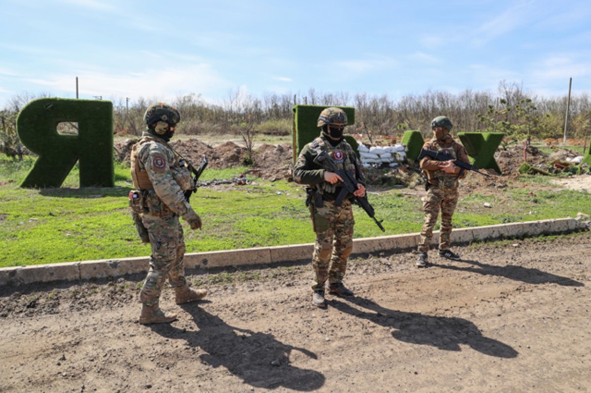    Бойцы ЧВК «Вагнер» в Артемовске.