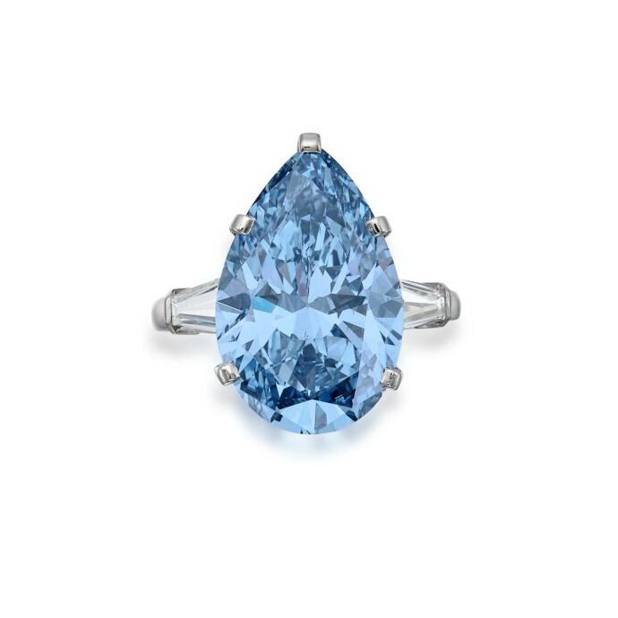 Бриллианты Bvlgari Laguna Blu, De Beers Cullinan Blue, Oppenheimer Blue и Blue Moon of Josephine (4 фото) 