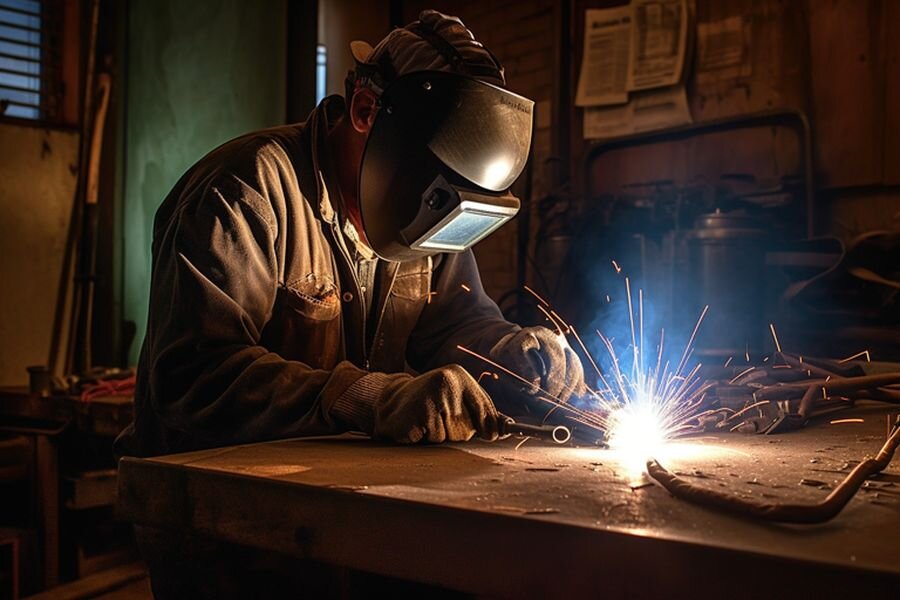 Сварка. Сварщик. Сварщик нейросеть. Безопасность сварщика. Рабочее время сварщиков.