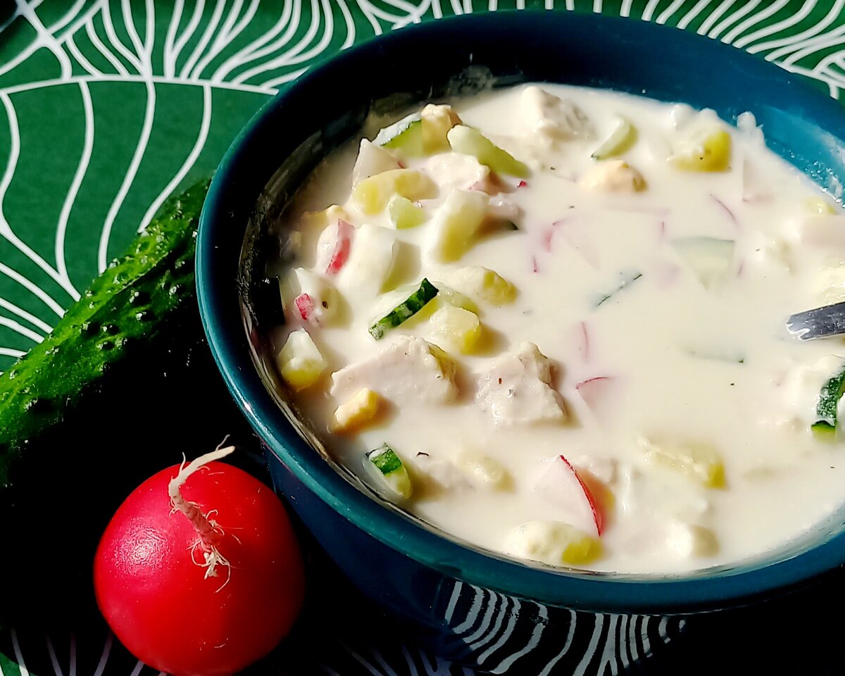 Окрошка на тане