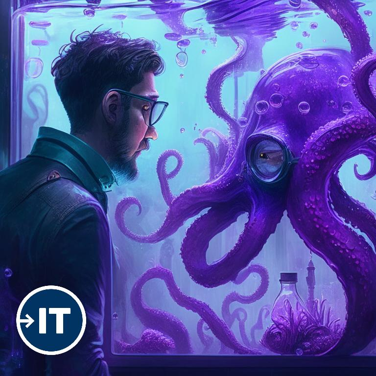 Осьминог как символ Java - программист как символ программиста.