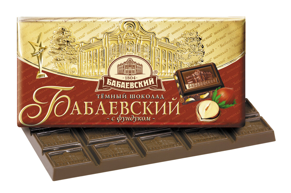 Шоколад бабаевский с миндалем
