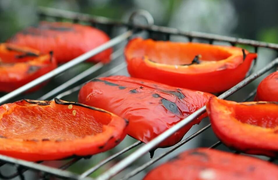 Овощи на мангале. Перец на мангале. Как замариновать перец для гриля. Как замариновать перец для гриля. Перец на гриле.