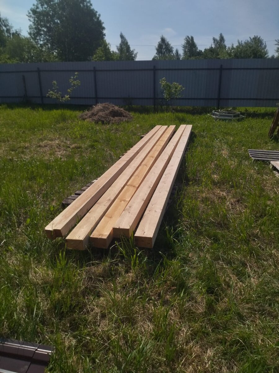 Брус под теплицу и потолок